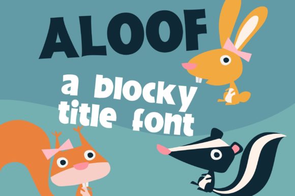 Aloof: A Font for Purposeful Display and Strategic Branding