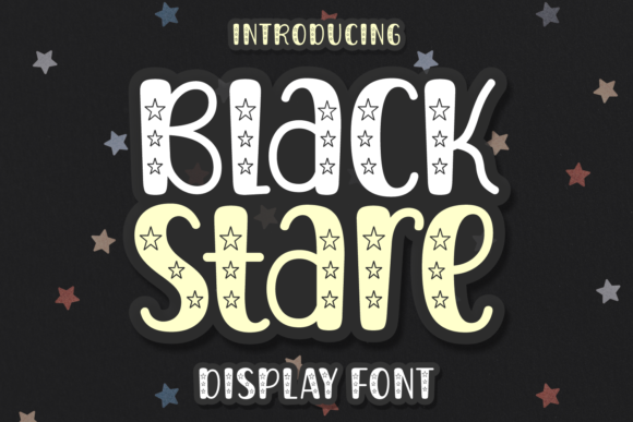 Black Stare: Playful Typography for Creative Projects