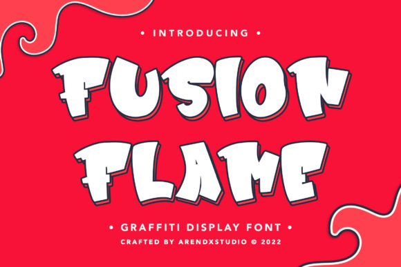 Fusion Flame: A Bold Display Font for Creative Expression