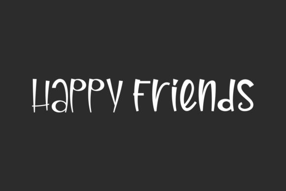 Happy Friends: A Versatile Font for Creative and Professional Workflows