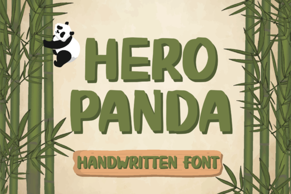 Hero Panda: A Playful Font for Creative Projects