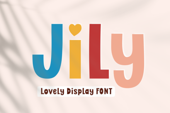 Jily: A Sweet and Romantic Display Font for Special Occasions