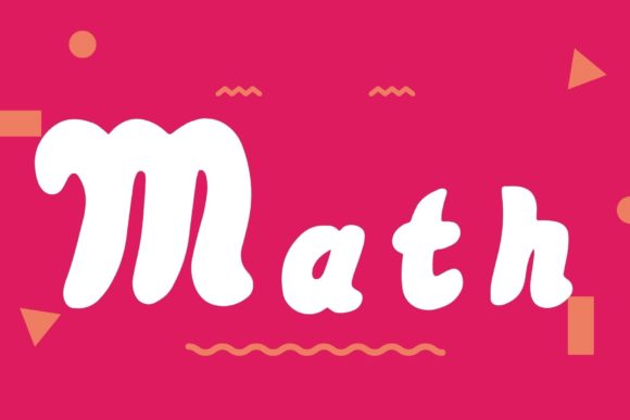 Math Font: A Versatile Display Type for Creative Projects
