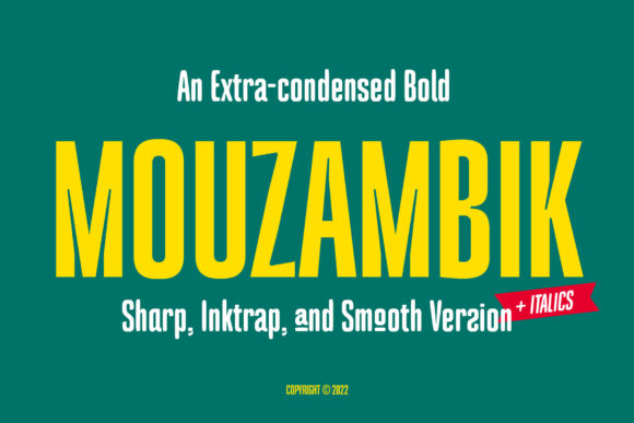 Mouzambik: A Display Font That Elevates Visual Communication