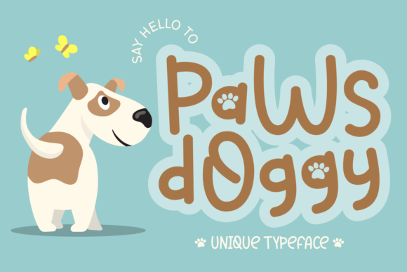 Paws Doggy: A Playful Font for Pet-Loving Designs and Creative Projects