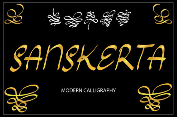 Sanskerta: A Luxurious Modern Calligraphy Font