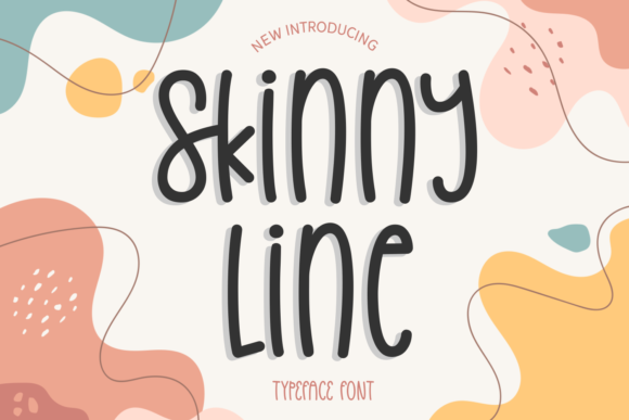 Skinny Line: A Delicate Display Font for Modern Designers