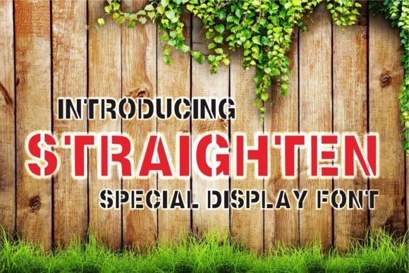 Straighten: A Bold, Timeless Font for Modern Design