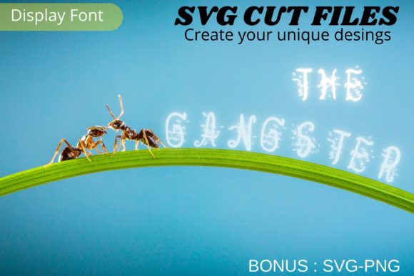 The Gangster: A Bold Display Font for Creative Projects