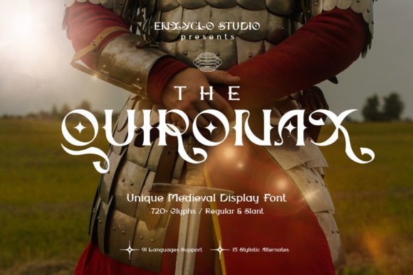 The Quironax: A Medieval-Inspired Font for Creative Projects