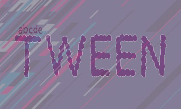 Tween: A Bold and Wavy Display Font with a Metallic Edge