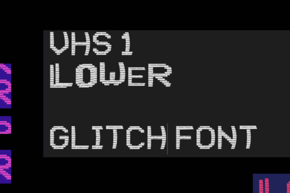 VHS 1 Lower: A Futuristic Font for Bold Visual Communication